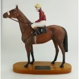 Beswick Connoisseur model of Red Rum with Brian Fletcher Up 2511