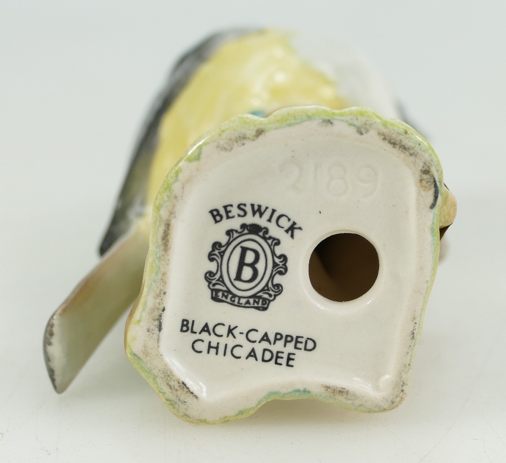 Beswick Black-Capped Chicadee 2189 - Image 2 of 3