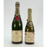 Vintage Moet & Chandon finest extra quality Champagne and De Venoge & co Vin Des Princes Champagne