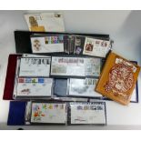 A large quantity of first day cover albums,