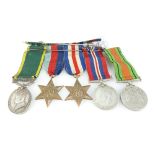 A group of medals awarded to 2083274 GNR W.E.Wakelin R.