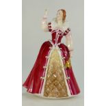 Royal Doulton figure Queen Elizabeth I HN3099, limited edition from the Queens Of The Realm series,