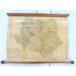 Map of the County of Sutherland by Burnett/Scott Dunrobin Castle 1833. 66cm x 88cm.