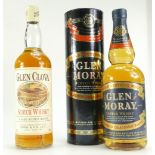Glen Moray single Speyside malt scotch whisky,
