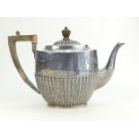 Silver teapot,