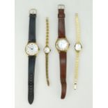 A collection of wristwatches including gents Sekonda and Majex and ladies Limit and Rotary