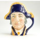 Royal Doulton large character jug Lord Nelson D6338
