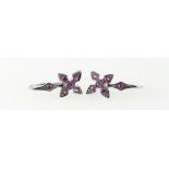 Stephen Webster 18ct white gold "Attention Seeker" ruby earnings (3.