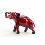 Royal Doulton Flambe model of Elephant,