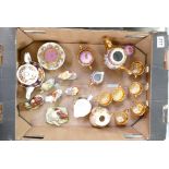A collection of pottery to include Vienna gilded coffee set, Royal Albert teapot,
