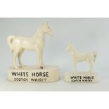 White Horse Scotch Whisky ceramic advertising figure of horse,