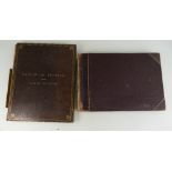 Arthur Sullivan "Martyr of Antioch" leather bound book of music scripts,