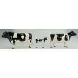 Beswick Friesian family comprising bull 1439A,