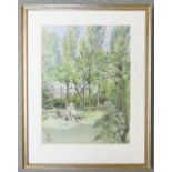 Lionel Edwards, limited edition print of a fox in landscape in gilt frame,