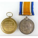 Pair First World War medals awarded to 72008 Pte. E.