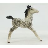 Beswick foal stretched 836 in rocking horse grey colourway