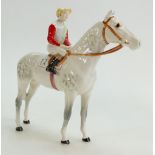 Beswick jockey on grey horse 1862 (re-stuck ear)