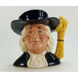 Royal Doulton large character jug Mr Quaker D6738