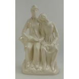 Wedgwood Queensware figure group "Country Lovers" by Arnold Machin,