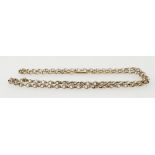 Antique 9ct gold chain, 3.