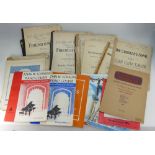 A large collection of interesting vintage ephemera to include sheet music,