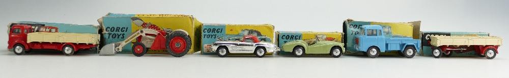 Group of 6 Corgi models.