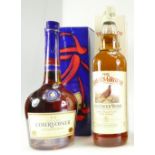 VS Courvoisier Cognac, Le cognac de Napoleon 70cl and The Famous Grouse,