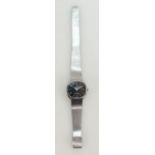 Omega Constellation quartz stainless steel wristwatch with steel bracelet