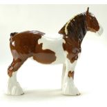 Beswick rare skewbald shire horse 818