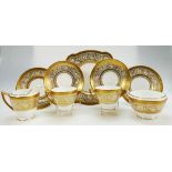 A collection of Minton Porcelain Ball items to include 21 piece teaset