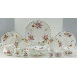 A collection of Royal Crown Derby dinnerware in the Derby Posies design to include dinner plates,