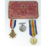 A group of First World War medals awarded to 2143 Pte J.