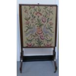 Regency mahogany expandable Fire Screen,