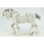 Beswick model of a grey Action Shire Horse 2578