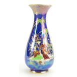 Carltonware lustre vase decorated in the Persian design, height 15.