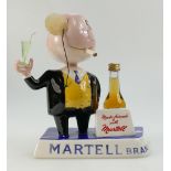 Carlton Ware Martell Brandy Ceramic Advertising Figure, height 21cm.