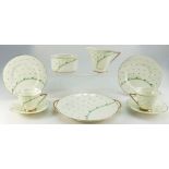 Royal Doulton Yvonne patterned Art Deco part tea set (26)