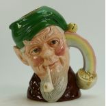 Royal Doulton large character jug Leprechaun D6847 limited edition with Canadian Site of the Green