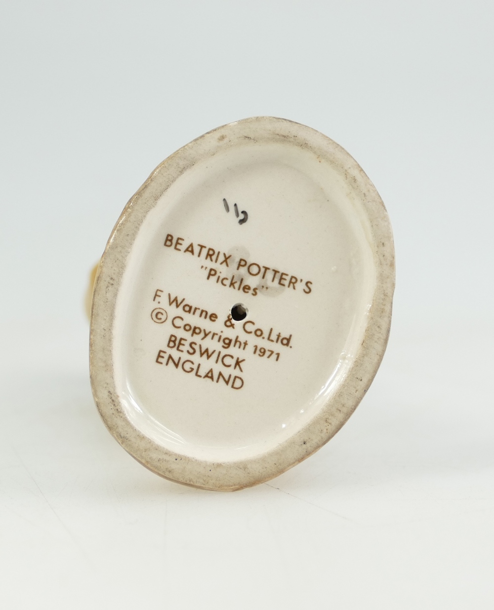 Beswick Beatrix Potter figure Pickles BP3B - Bild 2 aus 4