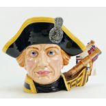 Royal Doulton large character jug Lord Horatio Nelson D7236,