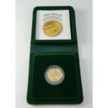 Royal Mint 1980 gold proof full sovereign,