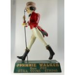 Very Large Johnnie Walker Plastic Advertising figure, height 75cm.