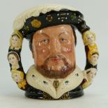 Royal Doulton large two handled character jug 50th Anniversary Henry VIII D6888 limited edition