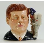 Royal Doulton large character jug John F Kennedy D7246 special commission for Pascoe and Company