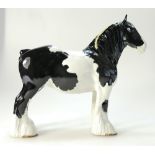 Beswick rare piebald shire horse 818