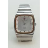 1970s Omega Constellation Chronometer Electronic F300HZ with stainless steel bracelet (not working)