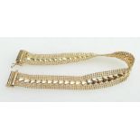 9ct gold bracelet weight 10.