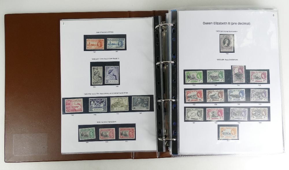 A superb collection of stamps from St Helena, to include early QV (SG1,2A,8,11,15,20,27,29,30), - Image 10 of 12