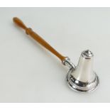 Silver candle snuffer