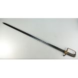 19th century British warrant officers dress sword,